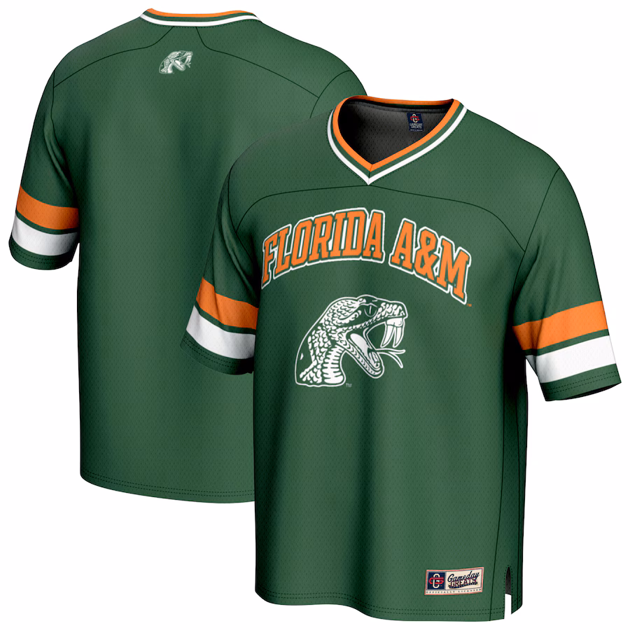 Youth GameDay Greats Green Florida A&M Rattlers Spirit Football Jersey - ujerseystore