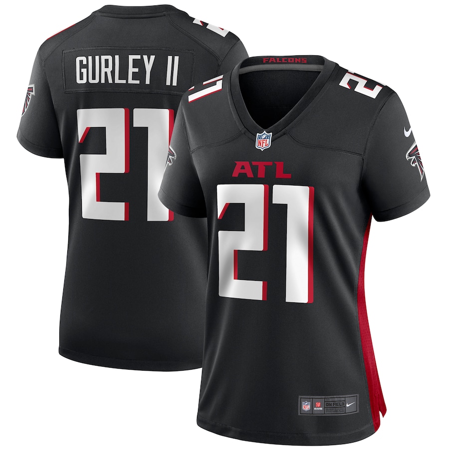 Women's Atlanta Falcons Todd Gurley II Nike Black Player Game Jersey - ujerseystore