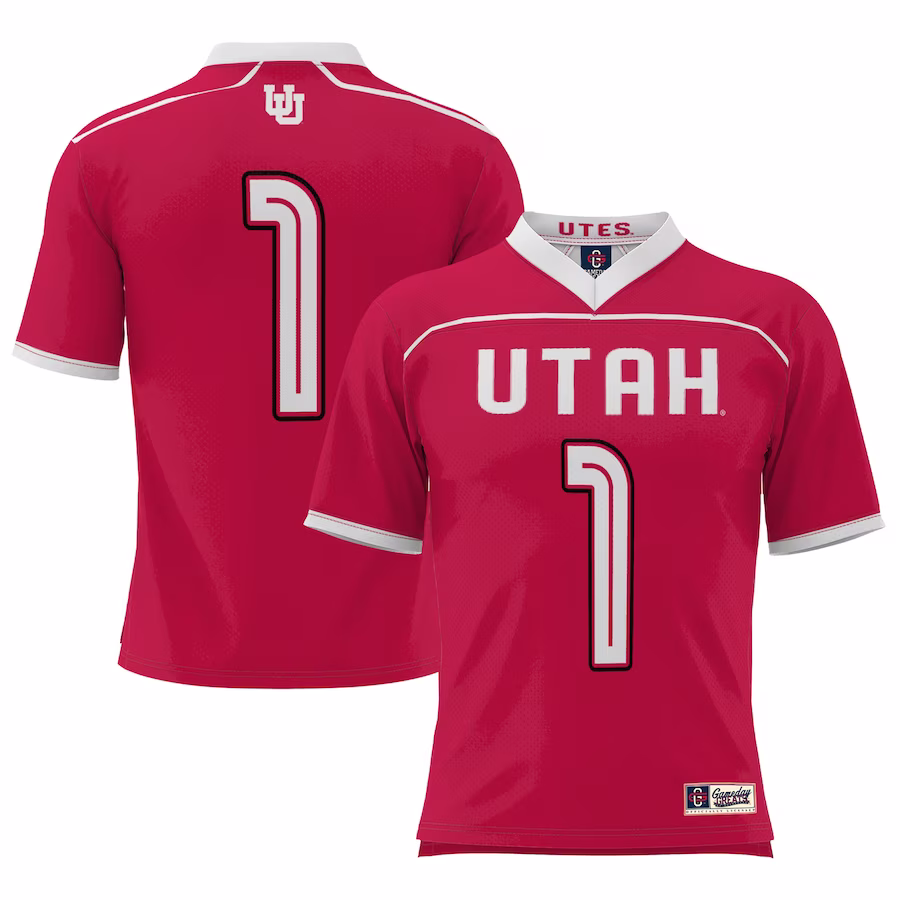 Utah Utes GameDay Greats #1 Lightweight Lacrosse Jersey - Red - ujerseystore