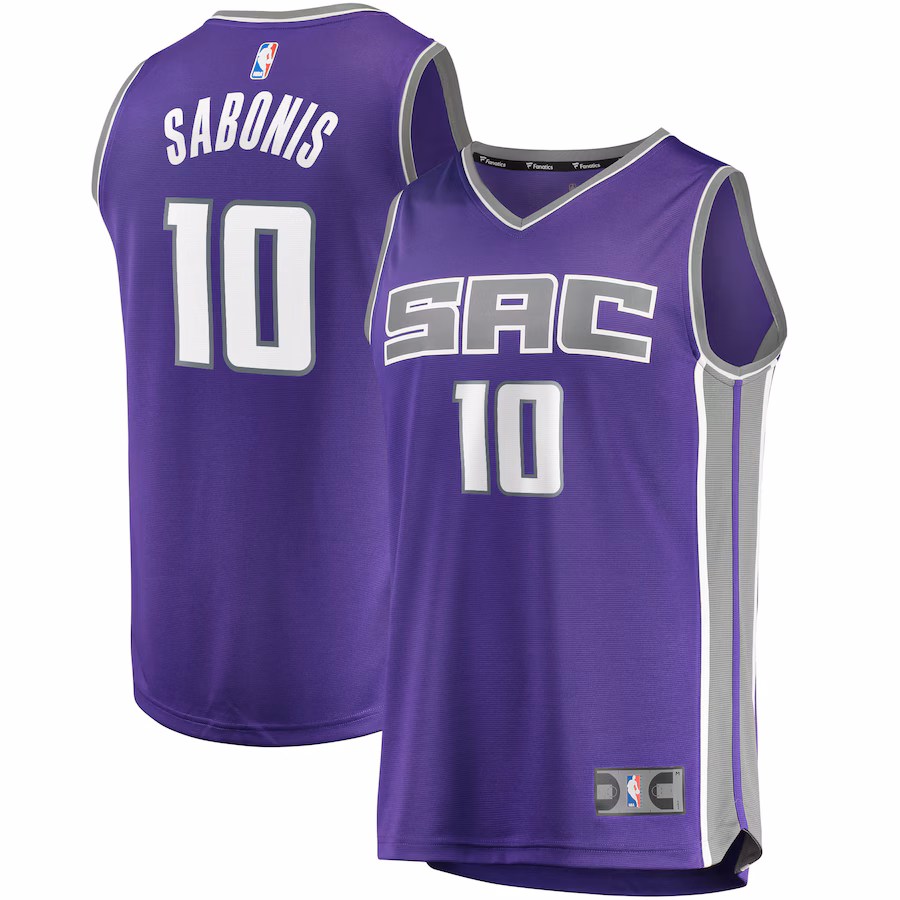 Men's Sacramento Kings Domantas Sabonis Fanatics Purple Fast Break Replica Jersey - Icon Edition - ujerseystore