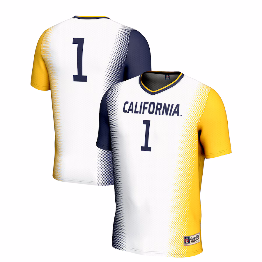 Youth GameDay Greats White #1 Cal Bears  Lightweight Women's Soccer Jersey - ujerseystore