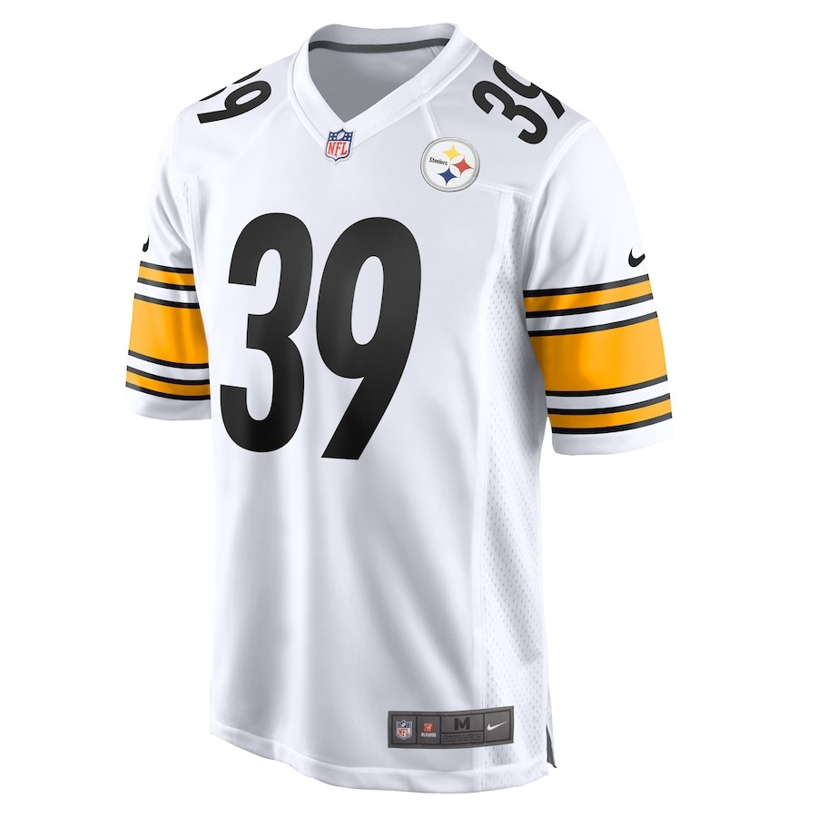 Men's Pittsburgh Steelers Minkah Fitzpatrick Nike White Game Player Jersey - ujerseystore