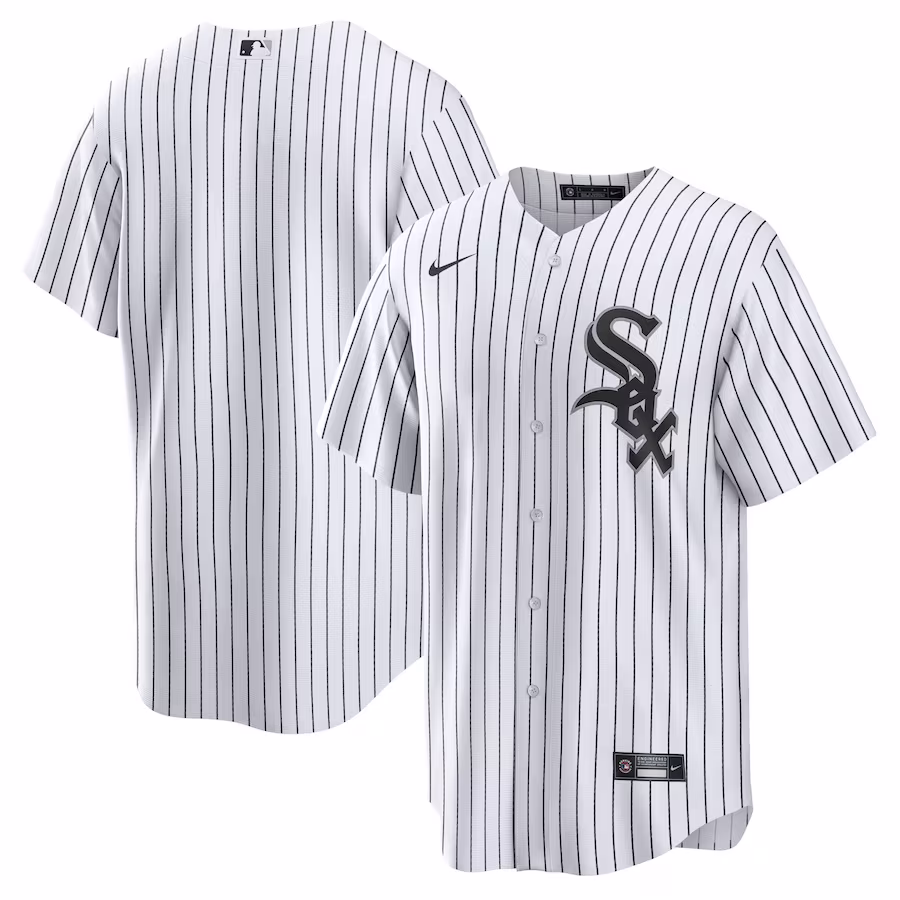 Men's Chicago White Sox Nike White Home Blank Replica Jersey - ujerseystore
