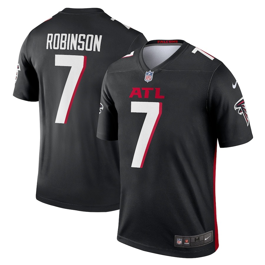 Men's Atlanta Falcons Bijan Robinson Nike Black  Legend Jersey - ujerseystore