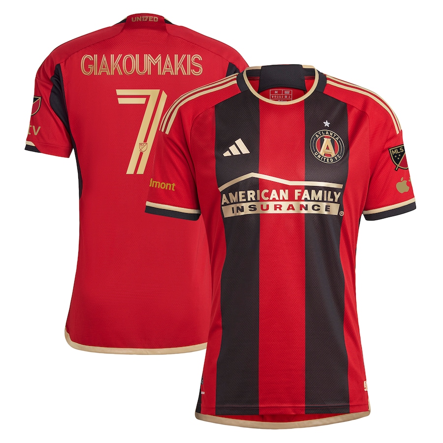 Men's Atlanta United FC Giorgos Giakoumakis adidas Black 2023 The 17s' Kit Authentic Player Jersey - ujerseystore