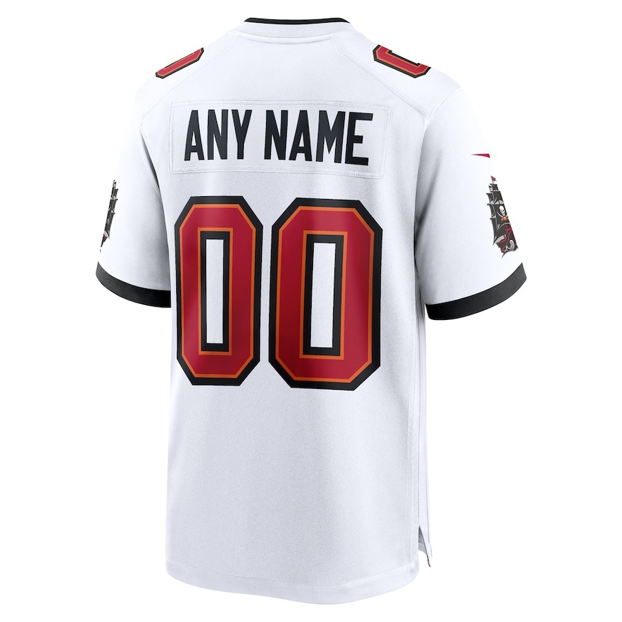 Men's Nike Tampa Bay Buccaneers White Custom Game Jersey - ujerseystore