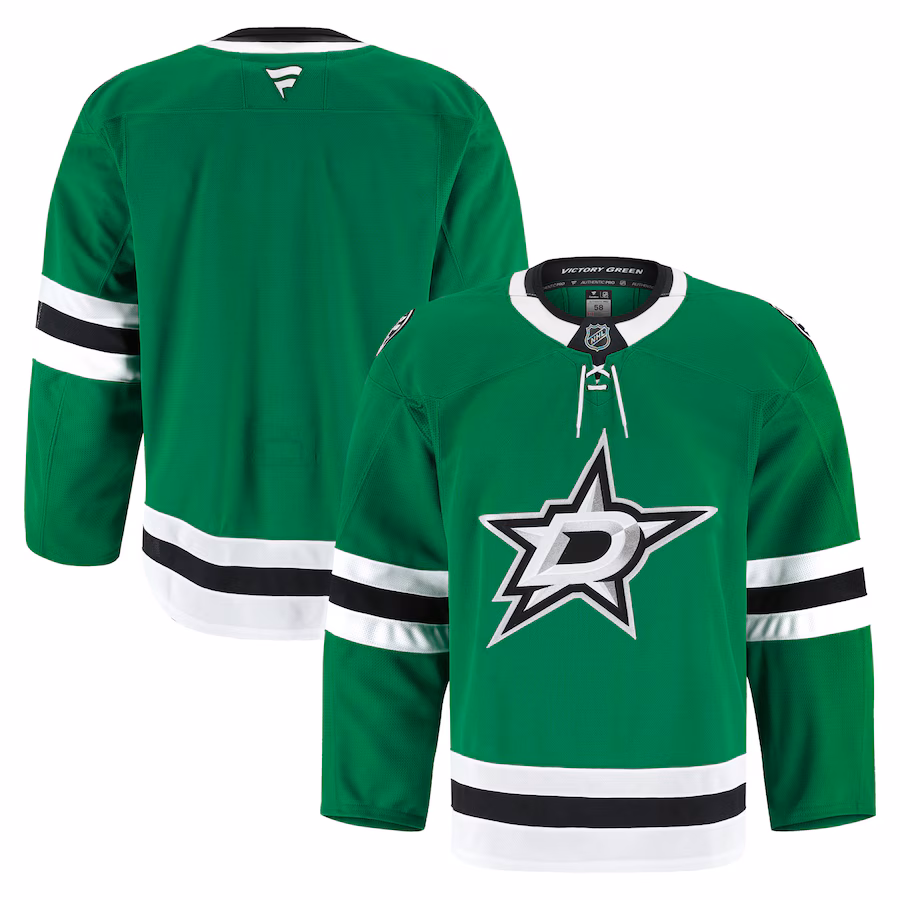 Men's Dallas Stars Fanatics Kelly Green Home Authentic Pro Jersey - ujerseystore