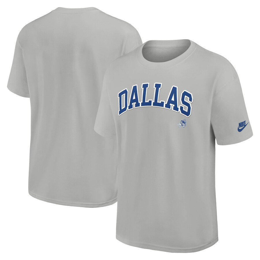 Men's Dallas Cowboys Nike Silver Rewind Max90 T-Shirt - ujerseystore