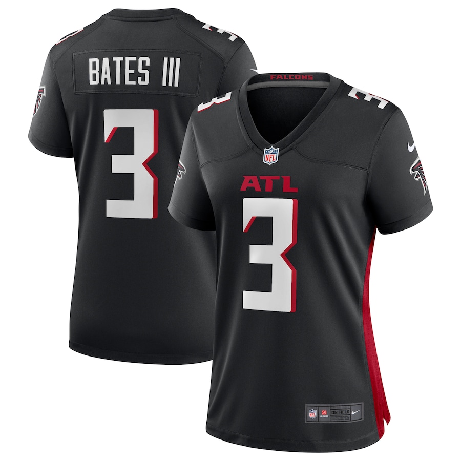 Women's Atlanta Falcons Jessie Bates III Nike Black Game Player Jersey - ujerseystore
