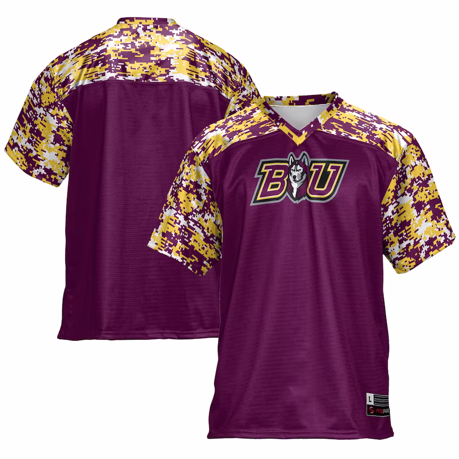 Bloomsburg Huskies GameDay Greats Football Jersey - Maroon - ujerseystore