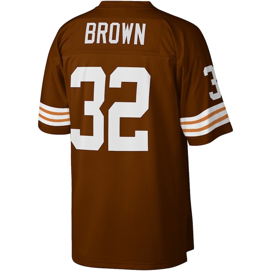 Men's Cleveland Browns Jim Brown Mitchell & Ness Brown Legacy Replica Jersey - ujerseystore