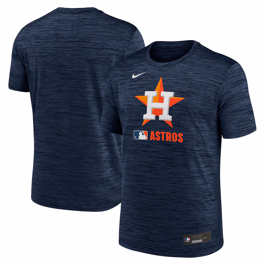 Men's Houston Astros Nike Navy Authentic Collection Velocity Performance Practice T-Shirt - ujerseystore