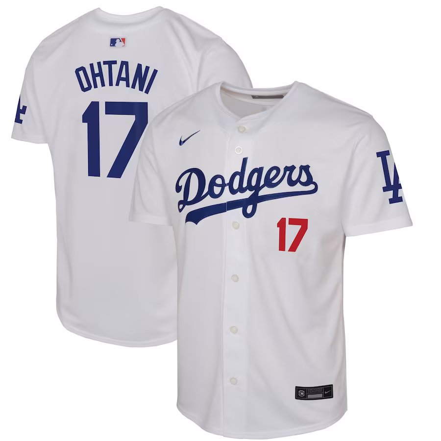 Youth Los Angeles Dodgers Shohei Ohtani Nike White Home Limited Player Jersey - ujerseystore