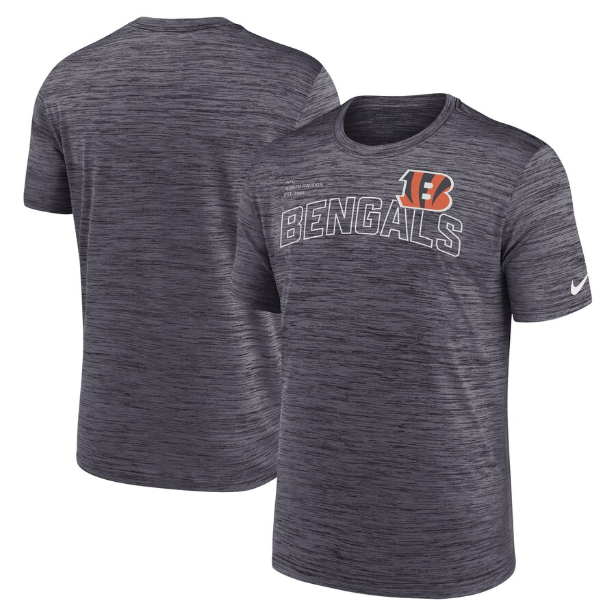 Men's Cincinnati Bengals  Nike Black Velocity Arch Performance T-Shirt - ujerseystore
