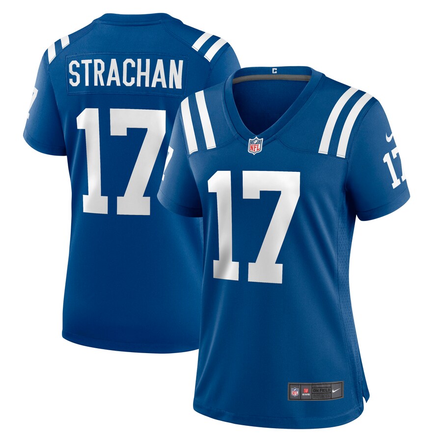 Women's Indianapolis Colts Mike Strachan Nike Royal Game Jersey - ujerseystore