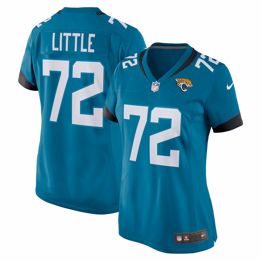 Women's Jacksonville Jaguars Walker Little Nike Teal Nike Game Jersey - ujerseystore