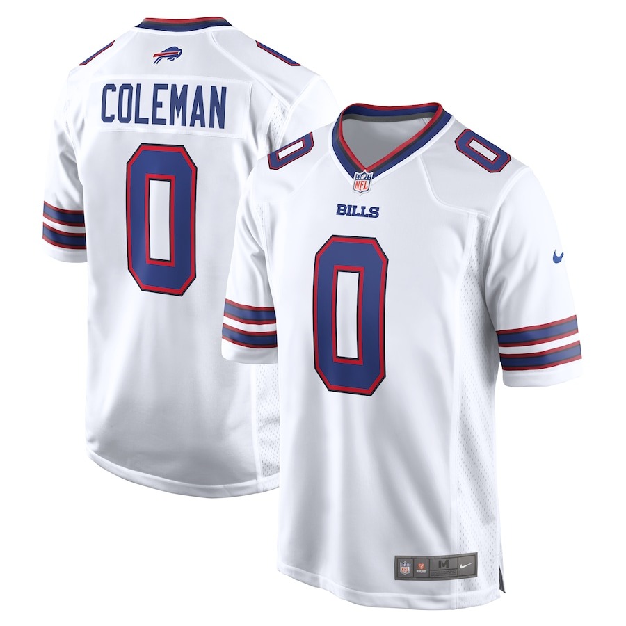 Men's Buffalo Bills Keon Coleman Nike  White Game Jersey - ujerseystore