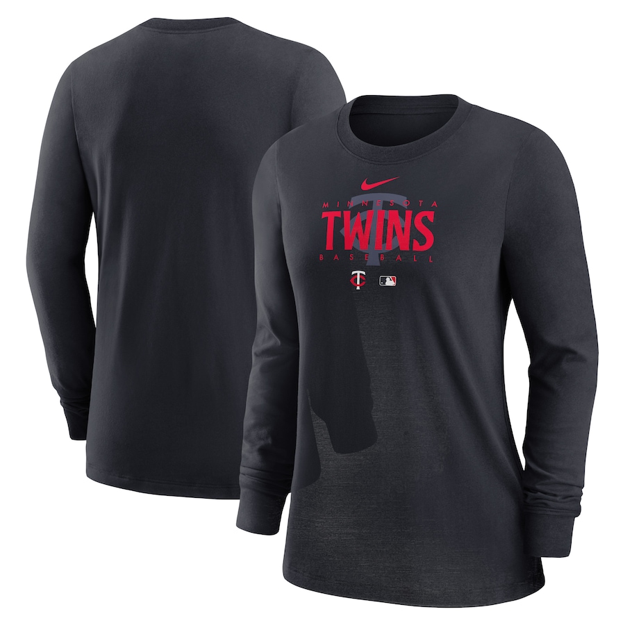Women's Minnesota Twins Nike Authentic Collection Legend Performance Long Sleeve T-Shirt - ujerseystore