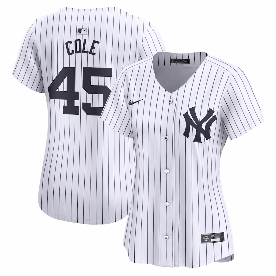 Women's New York Yankees Gerrit Cole Nike White Home Limited Player Jersey - ujerseystore