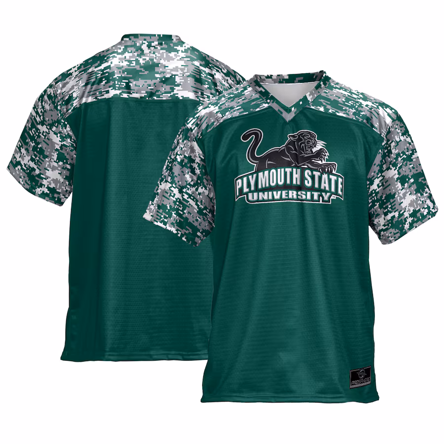 Youth ProSphere  Green Plymouth State Panthers  Football Jersey - ujerseystore