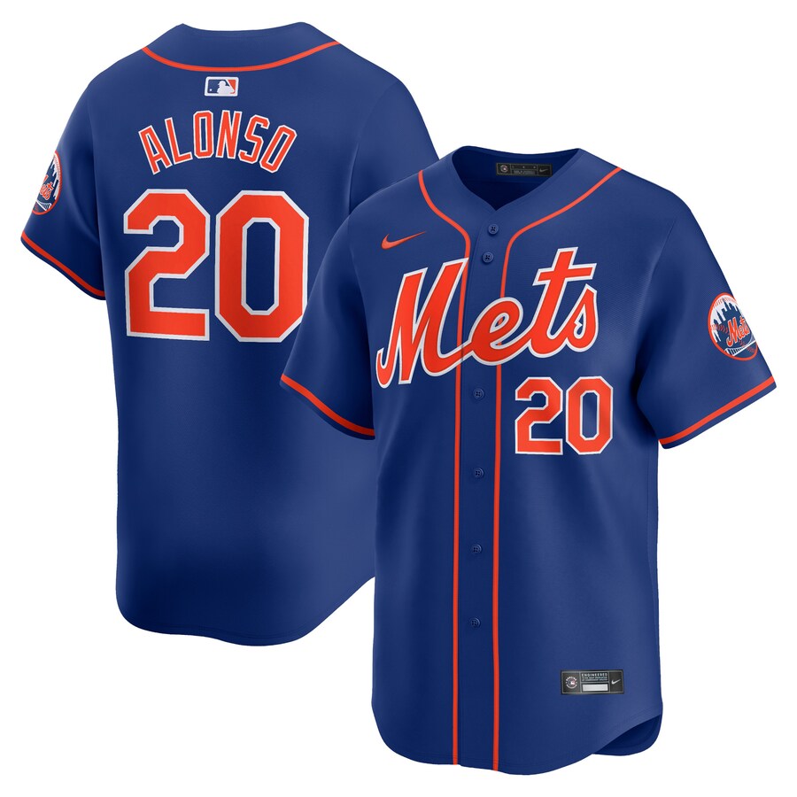 Men's New York Mets Pete Alonso Nike Royal Alternate Limited Player Jersey - ujerseystore