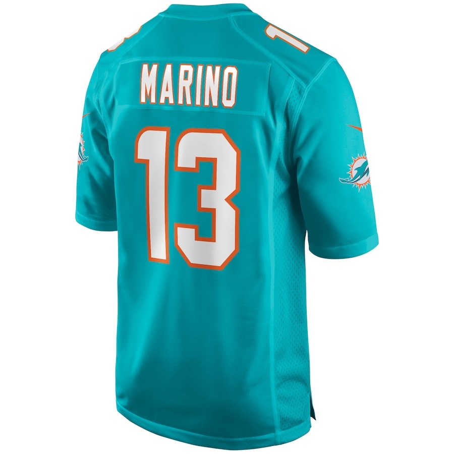 Men's Miami Dolphins Dan Marino Nike Aqua Game Retired Player Jersey - ujerseystore