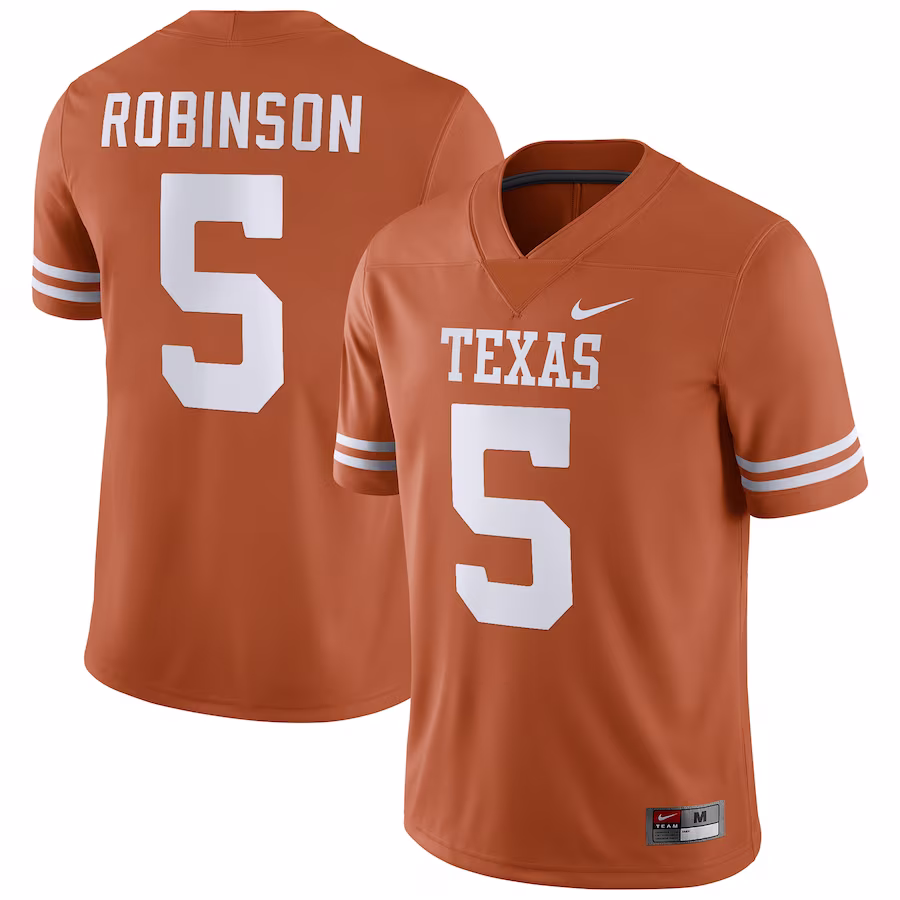 Bijan Robinson Texas Longhorns Nike Player Game Jersey - Texas Orange - ujerseystore