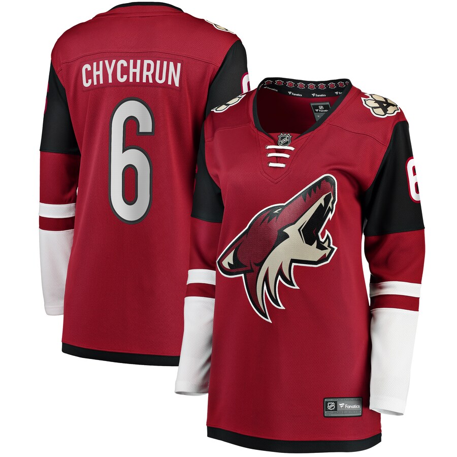 Women's Arizona Coyotes Jakob Chychrun Fanatics Branded Garnet Breakaway Player Jersey - ujerseystore