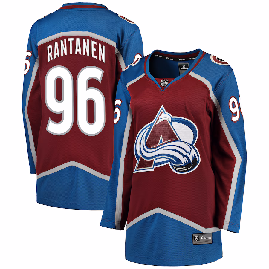 Women's Colorado Avalanche Mikko Rantanen Fanatics Burgundy Breakaway Player Jersey - ujerseystore