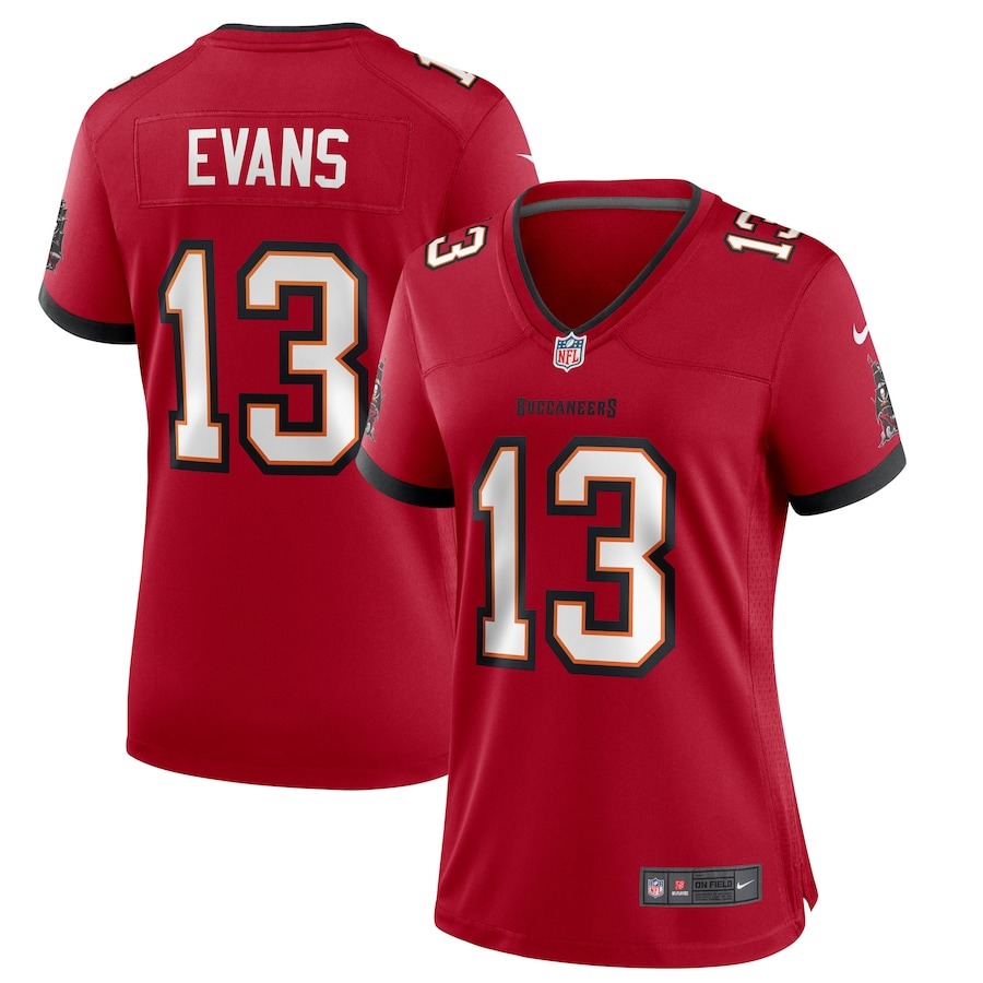 Women's Tampa Bay Buccaneers Mike Evans Nike Red Game Jersey - ujerseystore