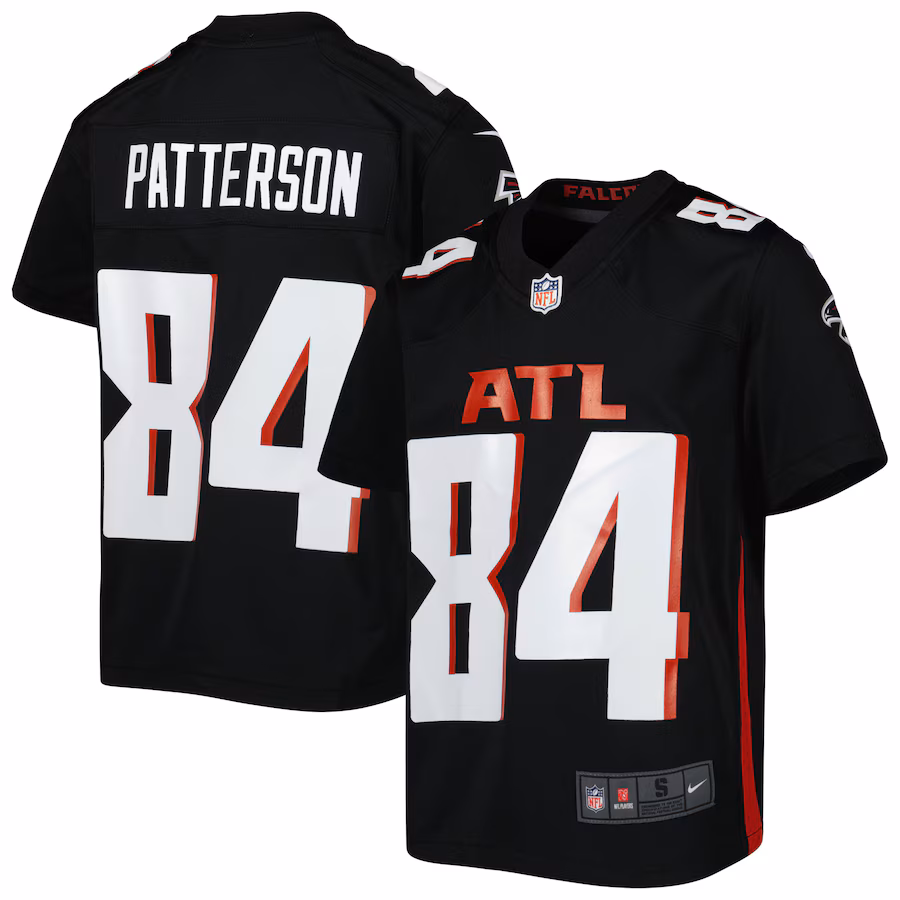 Youth Atlanta Falcons Cordarrelle Patterson Nike Black Game Jersey - ujerseystore