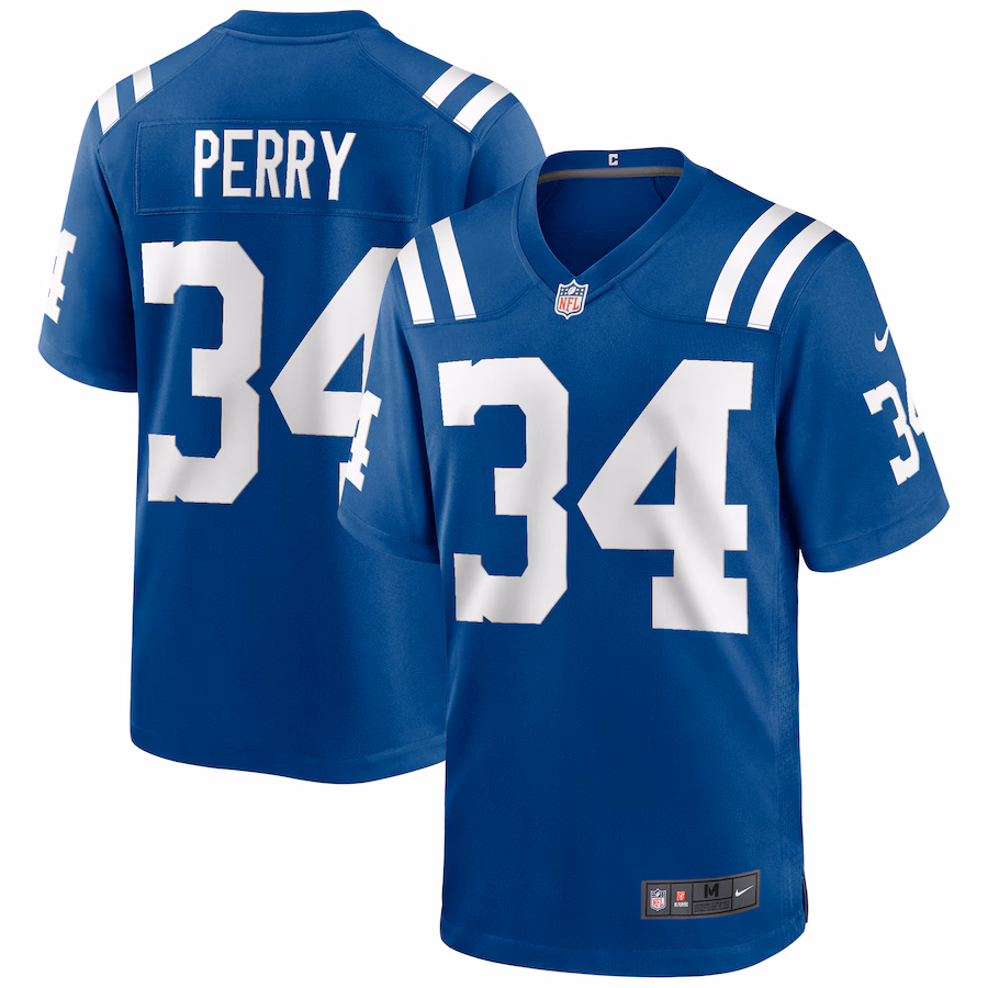 Men's Indianapolis Colts Joe Perry Nike Royal Game Retired Player Jersey - ujerseystore