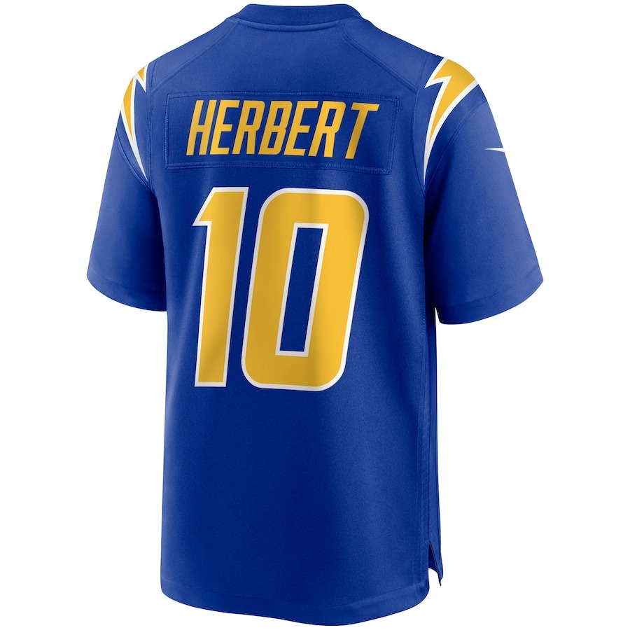 Men's Los Angeles Chargers Justin Herbert Nike Royal 2nd Alternate Game Jersey - ujerseystore