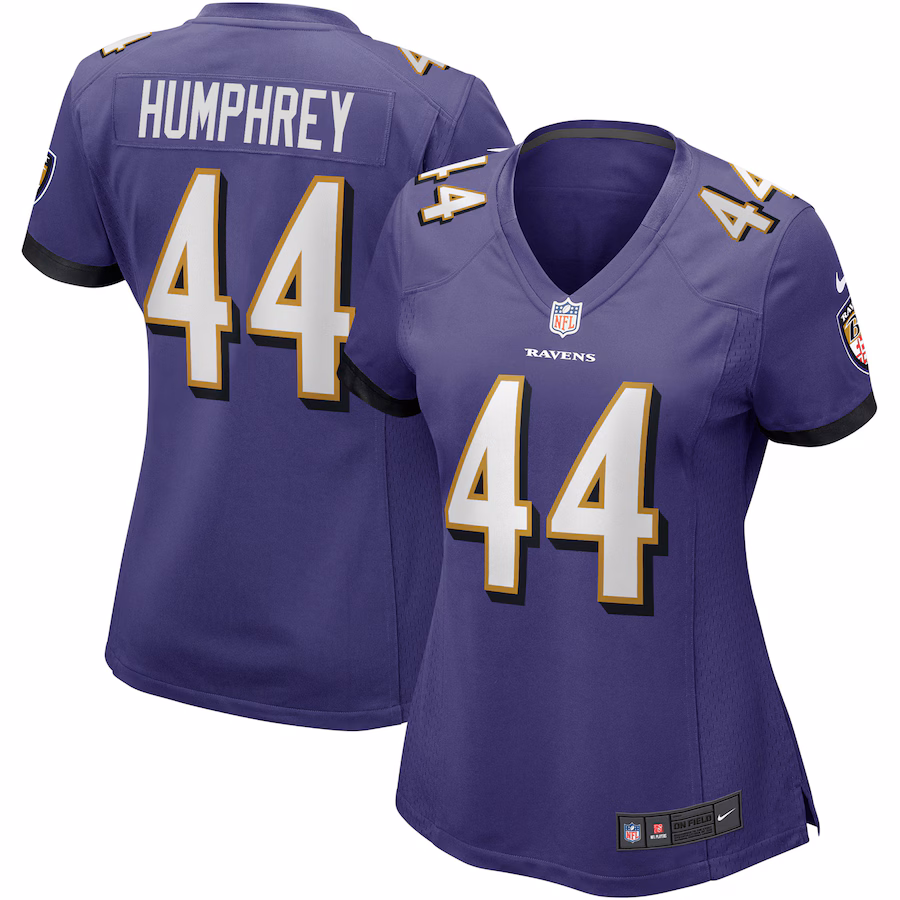Women's Baltimore Ravens Marlon Humphrey Nike Purple Game Player Jersey - ujerseystore