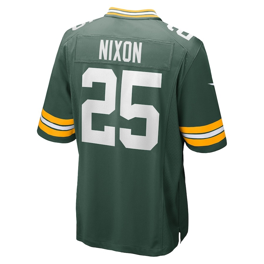 Men's Green Bay Packers Keisean Nixon Nike Green Game Player Jersey - ujerseystore