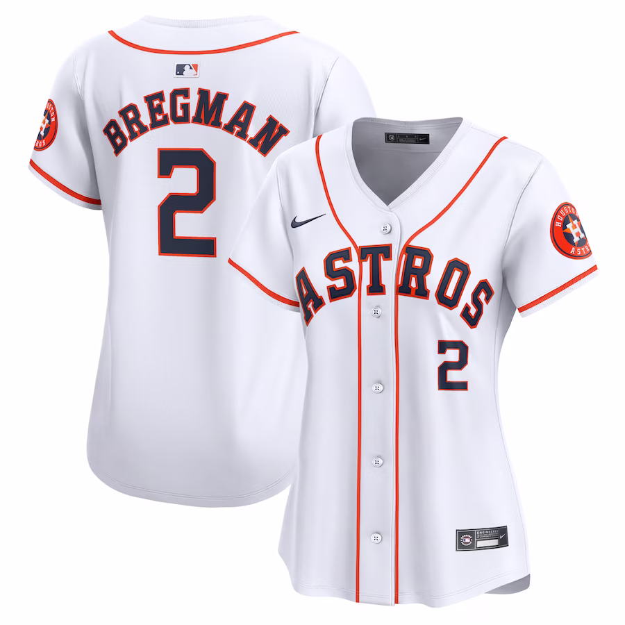 Women's Houston Astros Alex Bregman Nike White Home Limited Player Jersey - ujerseystore