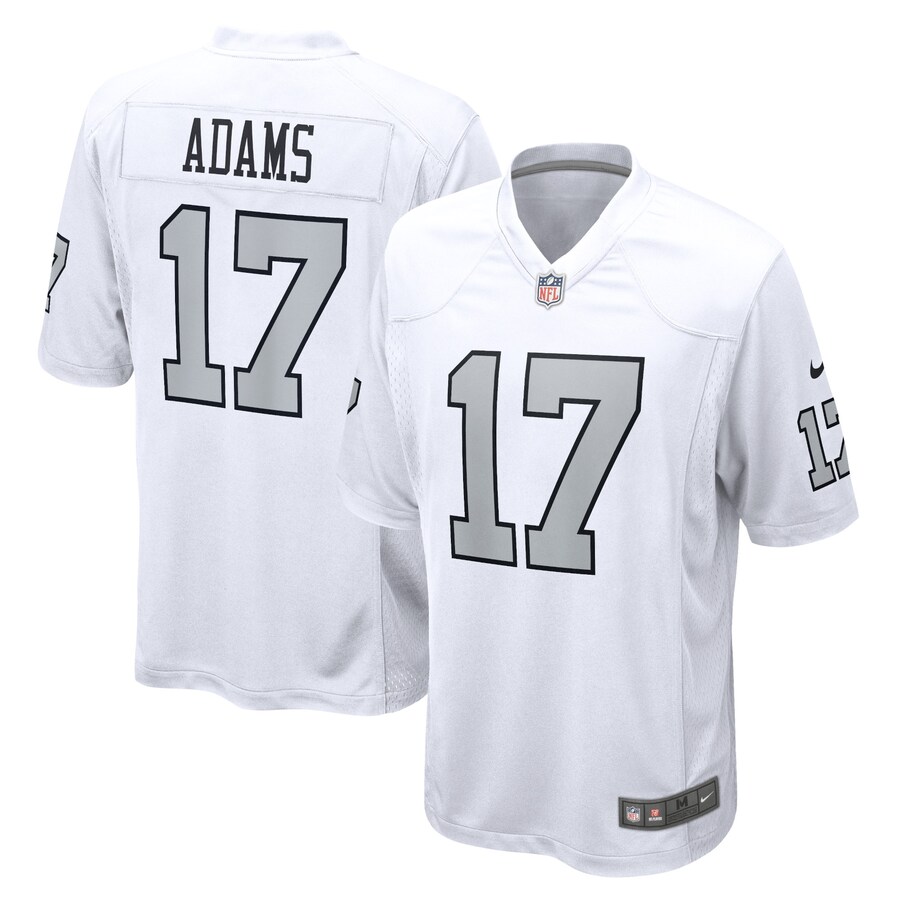 Men's Las Vegas Raiders Davante Adams Nike White Alternate Game Jersey - ujerseystore