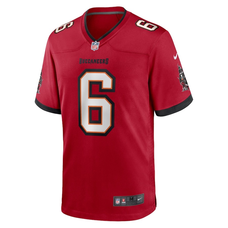 Men's Tampa Bay Buccaneers Baker Mayfield Nike Red Team Game Jersey - ujerseystore