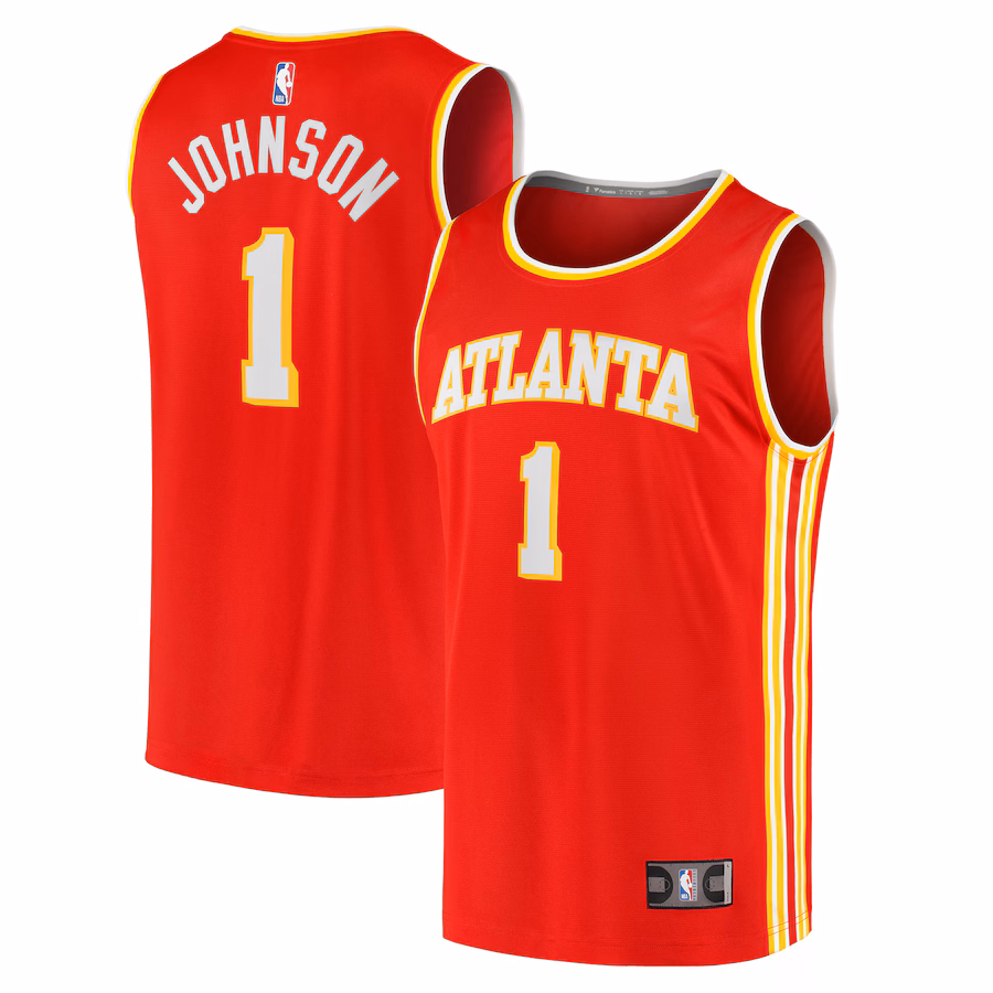 Youth Atlanta Hawks Jalen Johnson Fanatics Red Fast Break Replica Jersey - Icon Edition - ujerseystore