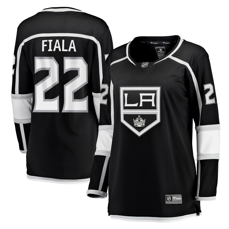 Women's Los Angeles Kings Kevin Fiala Fanatics Branded Black Home Breakaway Player Jersey - ujerseystore