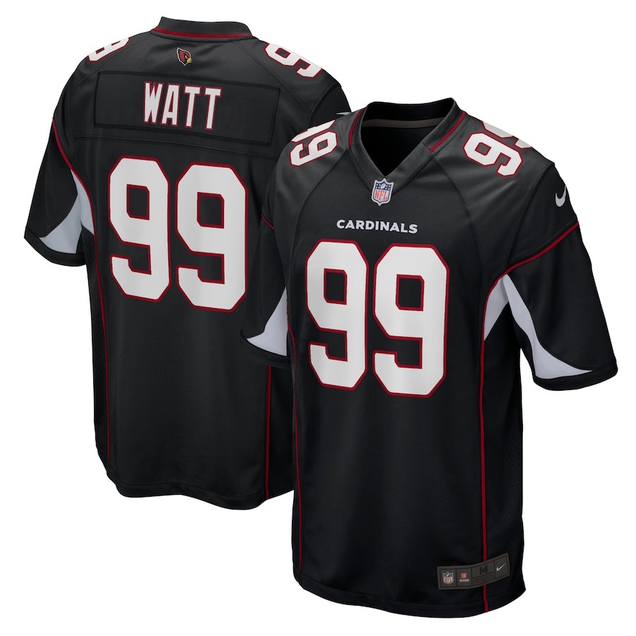 Men's Arizona Cardinals J.J. Watt Nike Black Alternate Game Jersey - ujerseystore