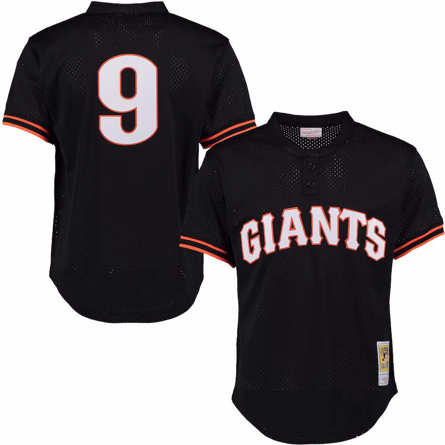 Men's San Francisco Giants Matt Williams Mitchell & Ness Black Cooperstown Mesh Batting Practice Jersey - ujerseystore