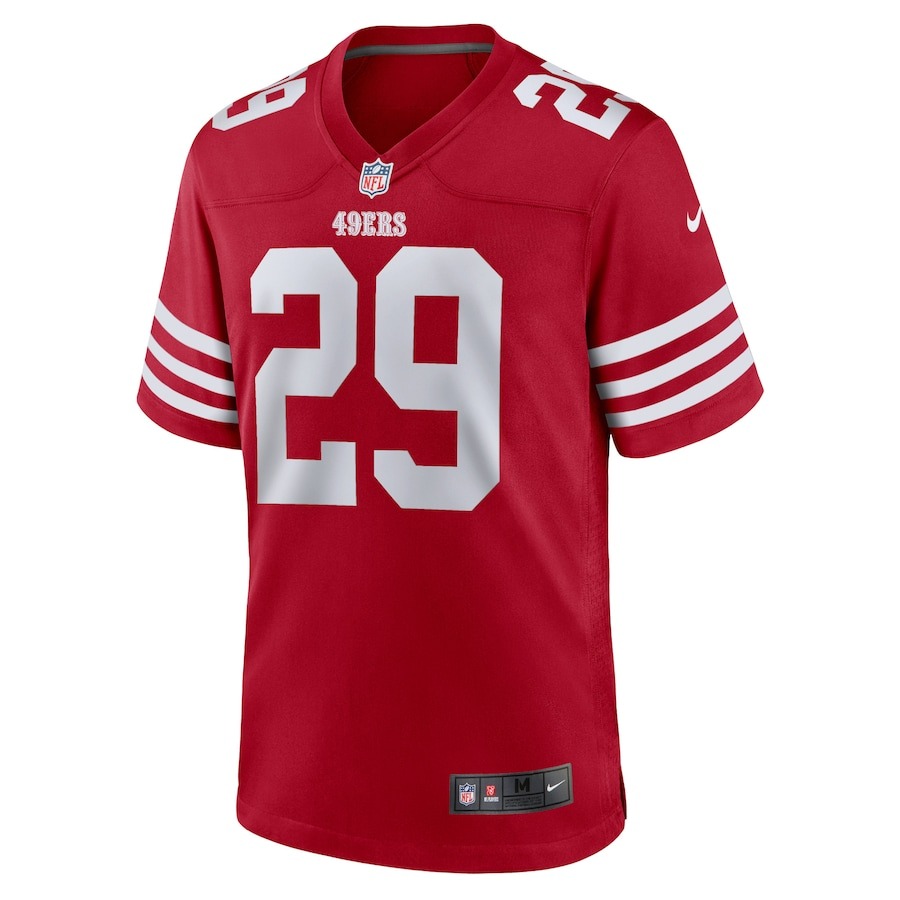 Men's San Francisco 49ers Talanoa Hufanga Nike Scarlet Game Player Jersey - ujerseystore