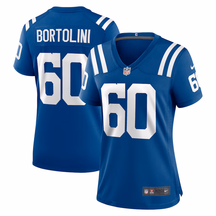Women's Indianapolis Colts Tanor Bortolini Nike  Royal Game Jersey - ujerseystore