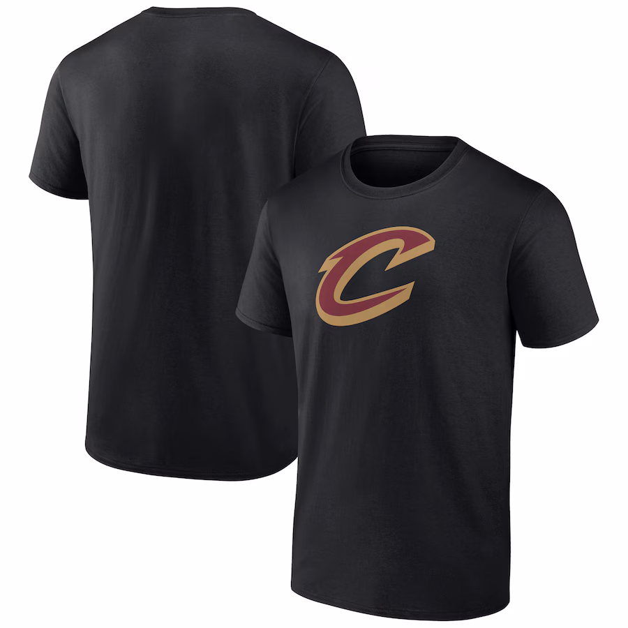 Men's Cleveland Cavaliers Black Primary Logo T-Shirt - ujerseystore