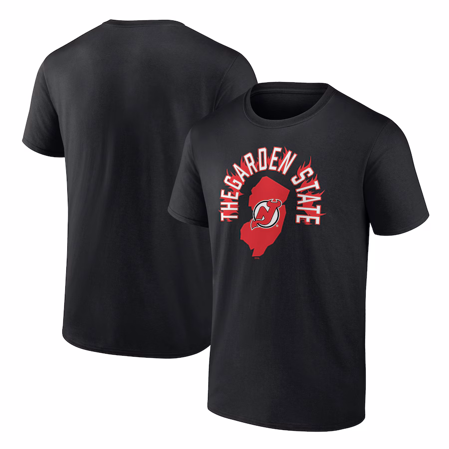 Men's New Jersey Devils Black Represent T-Shirt - ujerseystore