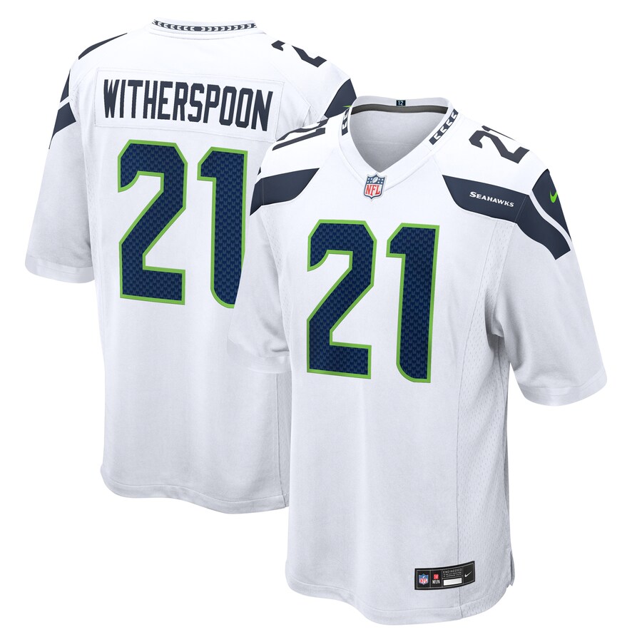 Men's Seattle Seahawks Devon Witherspoon Nike White Away Game Jersey - ujerseystore
