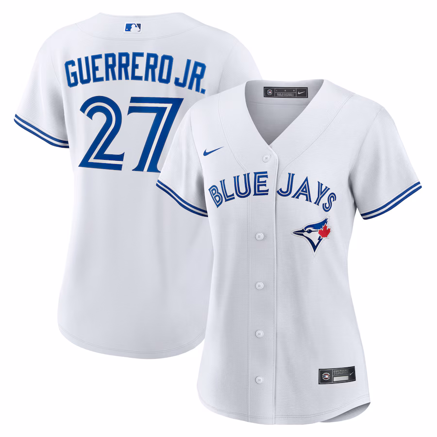 Women's Toronto Blue Jays Vladimir Guerrero Jr. Nike White Home Replica Player Jersey - ujerseystore