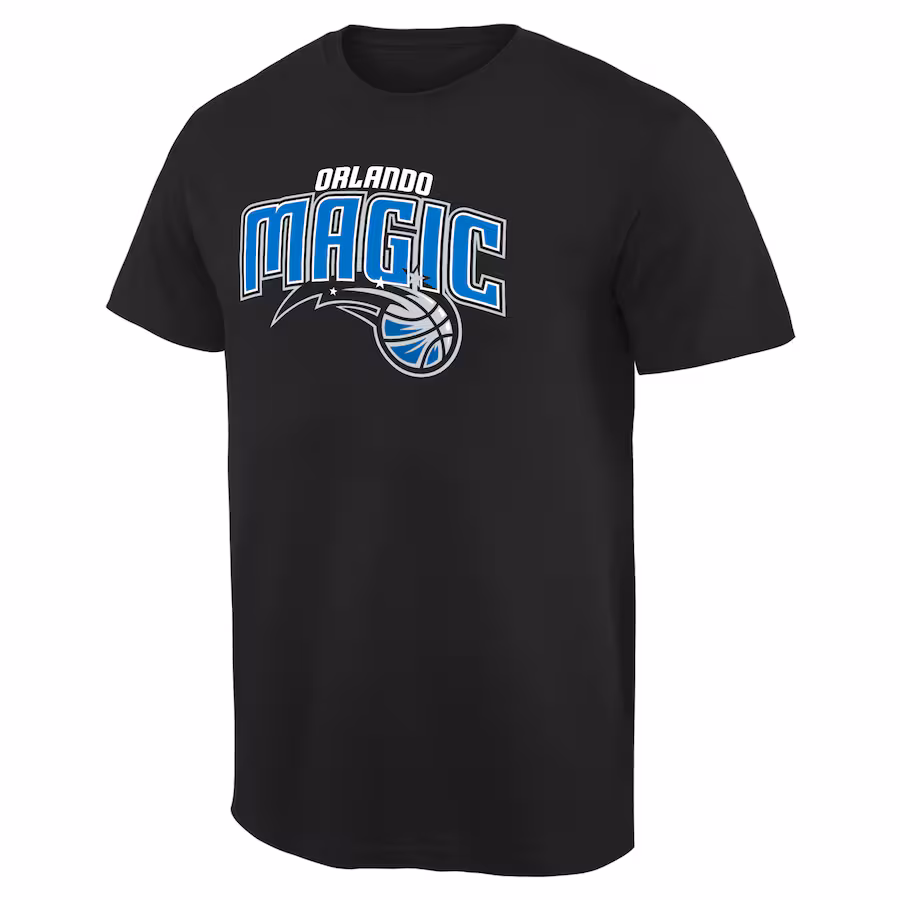 Men's Orlando Magic Black Primary Logo T-Shirt - ujerseystore