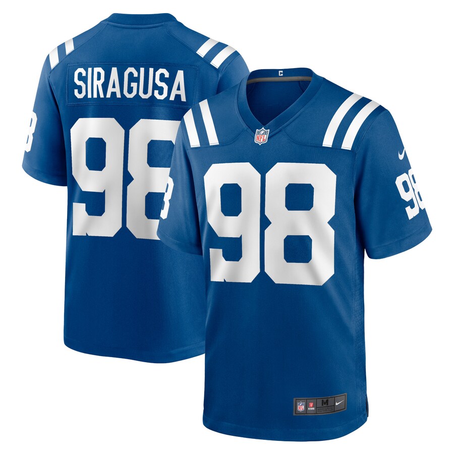 Men's Indianapolis Colts Tony Siragusa Nike Royal Game Retired Player Jersey - ujerseystore